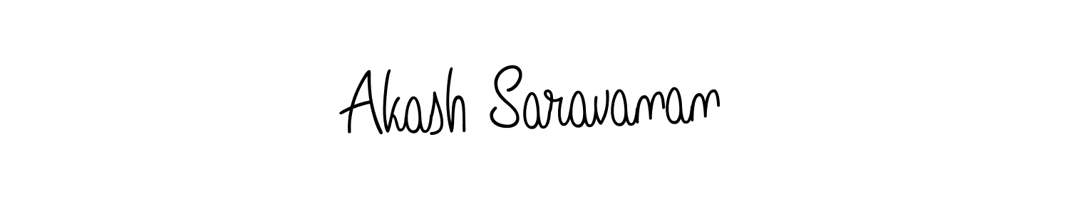 Also we have Akash Saravanan name is the best signature style. Create professional handwritten signature collection using Angelique-Rose-font-FFP autograph style. Akash Saravanan signature style 5 images and pictures png