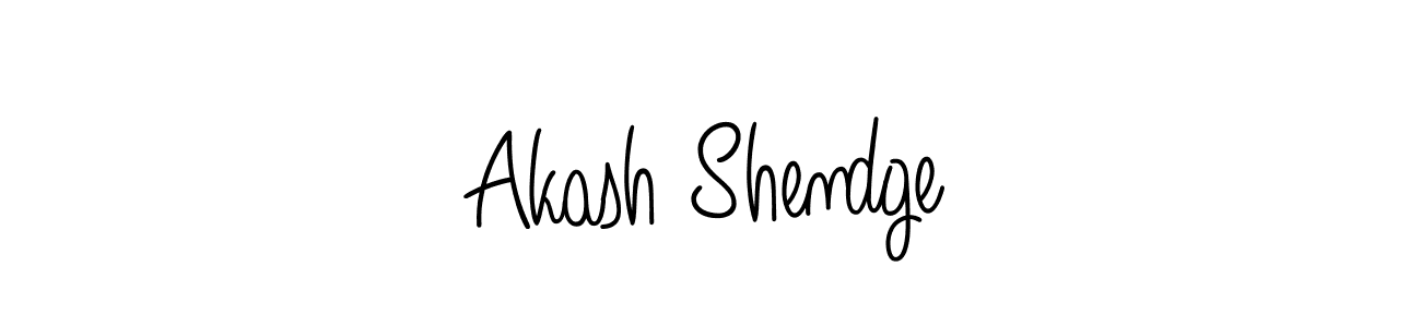 How to make Akash Shendge signature? Angelique-Rose-font-FFP is a professional autograph style. Create handwritten signature for Akash Shendge name. Akash Shendge signature style 5 images and pictures png