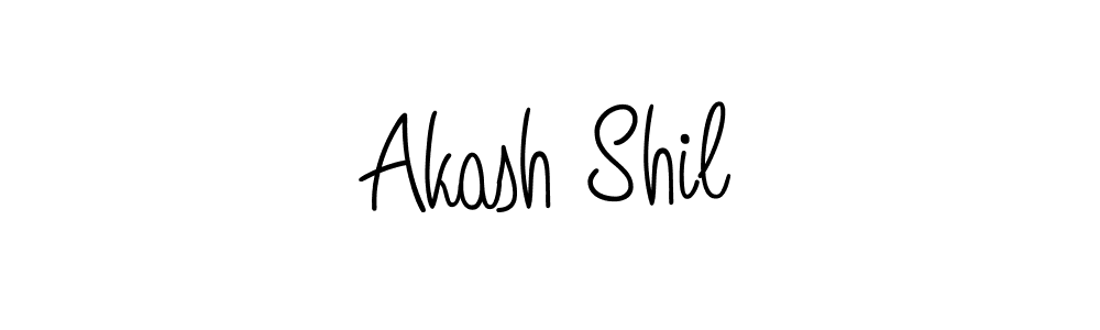 Design your own signature with our free online signature maker. With this signature software, you can create a handwritten (Angelique-Rose-font-FFP) signature for name Akash Shil. Akash Shil signature style 5 images and pictures png