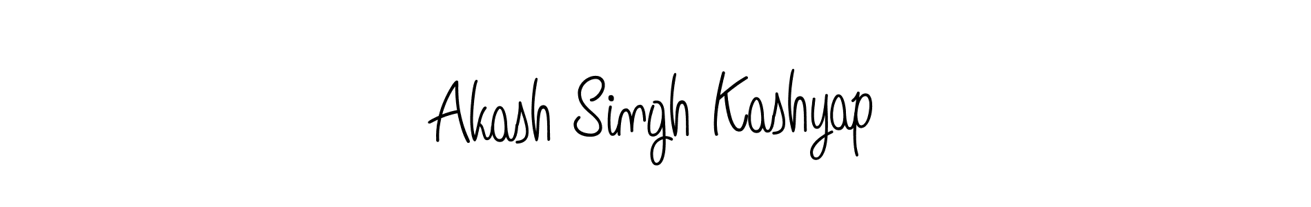 How to make Akash Singh Kashyap signature? Angelique-Rose-font-FFP is a professional autograph style. Create handwritten signature for Akash Singh Kashyap name. Akash Singh Kashyap signature style 5 images and pictures png