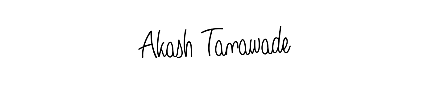 Akash Tanawade stylish signature style. Best Handwritten Sign (Angelique-Rose-font-FFP) for my name. Handwritten Signature Collection Ideas for my name Akash Tanawade. Akash Tanawade signature style 5 images and pictures png