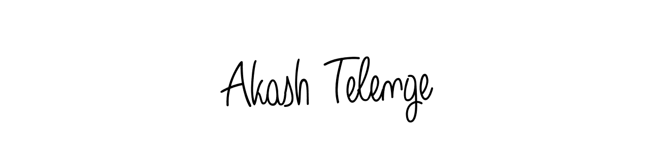 Create a beautiful signature design for name Akash Telenge. With this signature (Angelique-Rose-font-FFP) fonts, you can make a handwritten signature for free. Akash Telenge signature style 5 images and pictures png