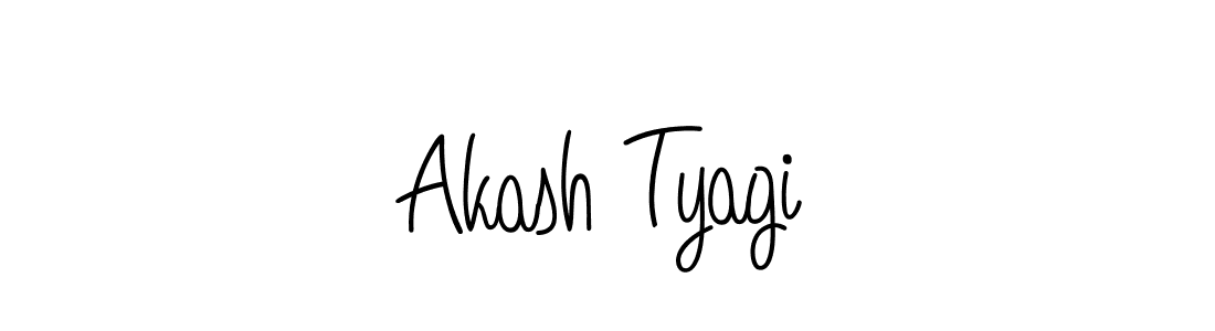 How to make Akash Tyagi signature? Angelique-Rose-font-FFP is a professional autograph style. Create handwritten signature for Akash Tyagi name. Akash Tyagi signature style 5 images and pictures png