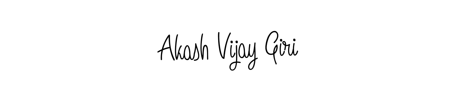 Make a beautiful signature design for name Akash Vijay Giri. With this signature (Angelique-Rose-font-FFP) style, you can create a handwritten signature for free. Akash Vijay Giri signature style 5 images and pictures png