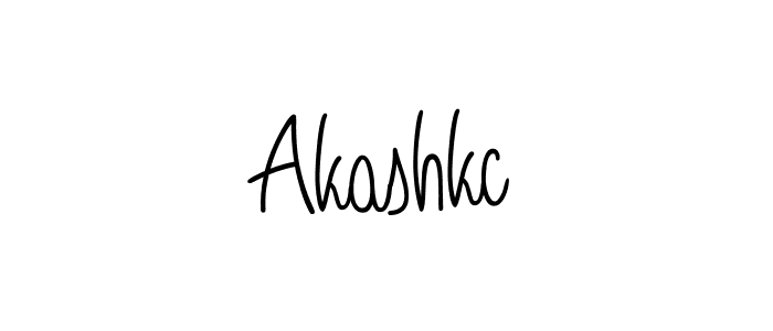 Akashkc stylish signature style. Best Handwritten Sign (Angelique-Rose-font-FFP) for my name. Handwritten Signature Collection Ideas for my name Akashkc. Akashkc signature style 5 images and pictures png