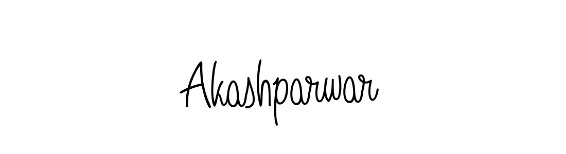 Make a beautiful signature design for name Akashparwar. With this signature (Angelique-Rose-font-FFP) style, you can create a handwritten signature for free. Akashparwar signature style 5 images and pictures png