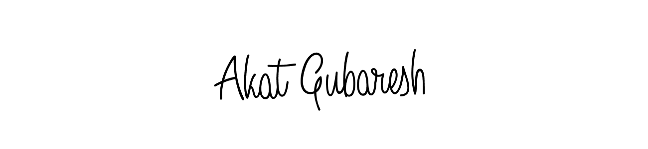 How to make Akat Gubaresh signature? Angelique-Rose-font-FFP is a professional autograph style. Create handwritten signature for Akat Gubaresh name. Akat Gubaresh signature style 5 images and pictures png
