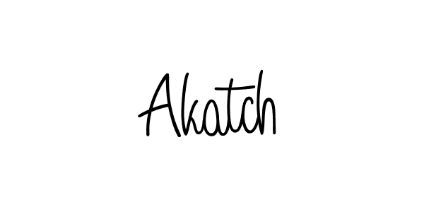 Similarly Angelique-Rose-font-FFP is the best handwritten signature design. Signature creator online .You can use it as an online autograph creator for name Akatch. Akatch signature style 5 images and pictures png