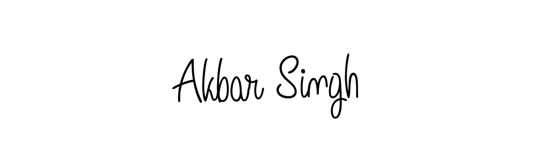 Make a beautiful signature design for name Akbar Singh. Use this online signature maker to create a handwritten signature for free. Akbar Singh signature style 5 images and pictures png