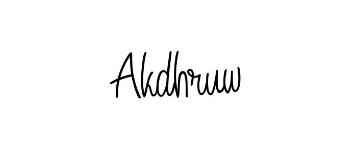 You can use this online signature creator to create a handwritten signature for the name Akdhruw. This is the best online autograph maker. Akdhruw signature style 5 images and pictures png