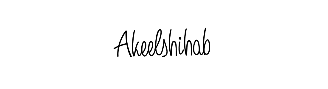 How to Draw Akeelshihab signature style? Angelique-Rose-font-FFP is a latest design signature styles for name Akeelshihab. Akeelshihab signature style 5 images and pictures png