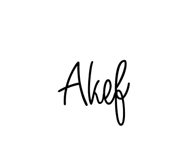 How to make Akef signature? Angelique-Rose-font-FFP is a professional autograph style. Create handwritten signature for Akef name. Akef signature style 5 images and pictures png