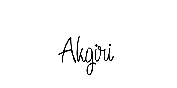 The best way (Angelique-Rose-font-FFP) to make a short signature is to pick only two or three words in your name. The name Akgiri include a total of six letters. For converting this name. Akgiri signature style 5 images and pictures png