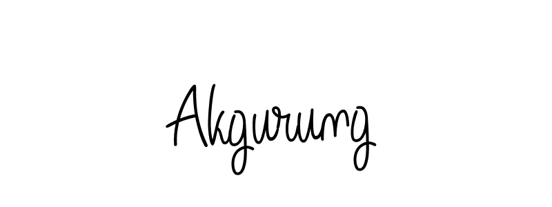 How to make Akgurung signature? Angelique-Rose-font-FFP is a professional autograph style. Create handwritten signature for Akgurung name. Akgurung signature style 5 images and pictures png