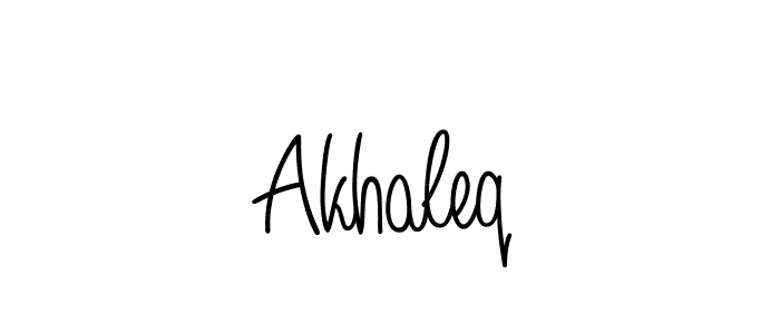 Make a beautiful signature design for name Akhaleq. Use this online signature maker to create a handwritten signature for free. Akhaleq signature style 5 images and pictures png