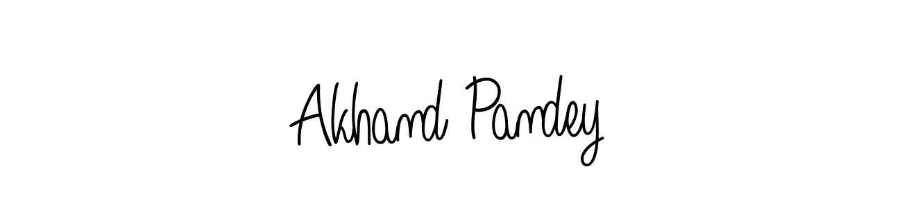 Make a beautiful signature design for name Akhand Pandey. Use this online signature maker to create a handwritten signature for free. Akhand Pandey signature style 5 images and pictures png