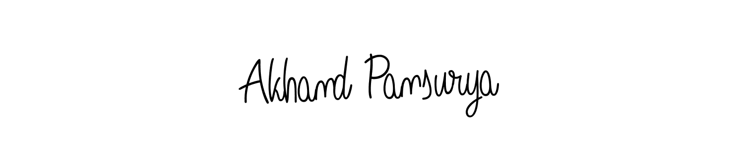 How to Draw Akhand Pansurya signature style? Angelique-Rose-font-FFP is a latest design signature styles for name Akhand Pansurya. Akhand Pansurya signature style 5 images and pictures png