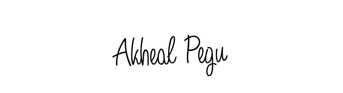 Make a beautiful signature design for name Akheal Pegu. Use this online signature maker to create a handwritten signature for free. Akheal Pegu signature style 5 images and pictures png