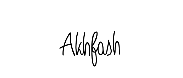 You can use this online signature creator to create a handwritten signature for the name Akhfash. This is the best online autograph maker. Akhfash signature style 5 images and pictures png