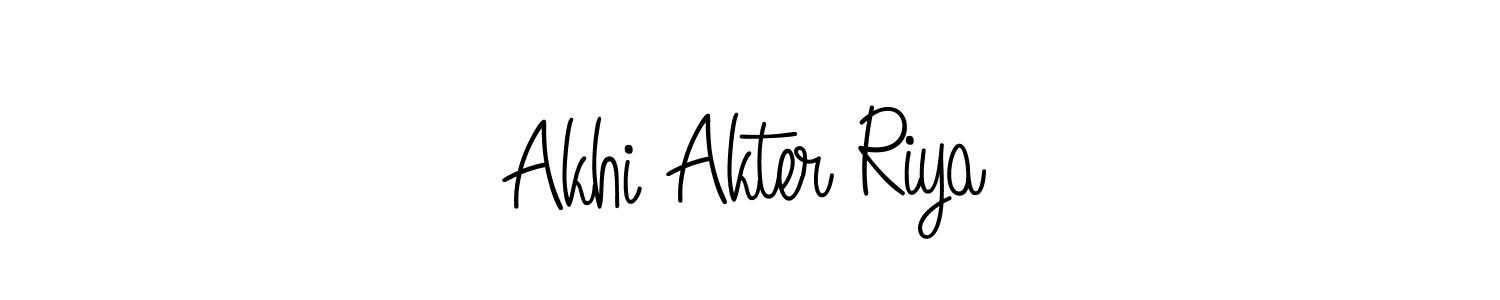 How to Draw Akhi Akter Riya signature style? Angelique-Rose-font-FFP is a latest design signature styles for name Akhi Akter Riya. Akhi Akter Riya signature style 5 images and pictures png