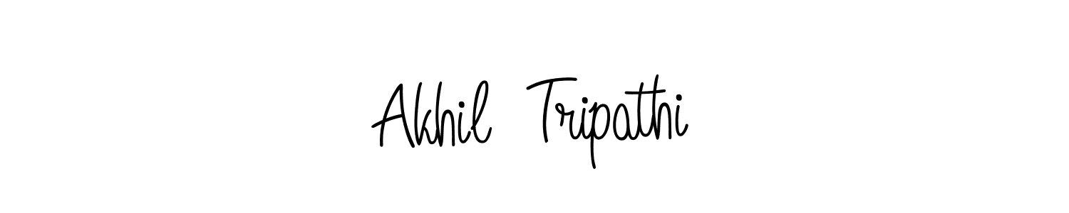 Check out images of Autograph of Akhil  Tripathi name. Actor Akhil  Tripathi Signature Style. Angelique-Rose-font-FFP is a professional sign style online. Akhil  Tripathi signature style 5 images and pictures png