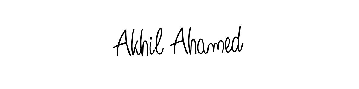 Here are the top 10 professional signature styles for the name Akhil Ahamed. These are the best autograph styles you can use for your name. Akhil Ahamed signature style 5 images and pictures png