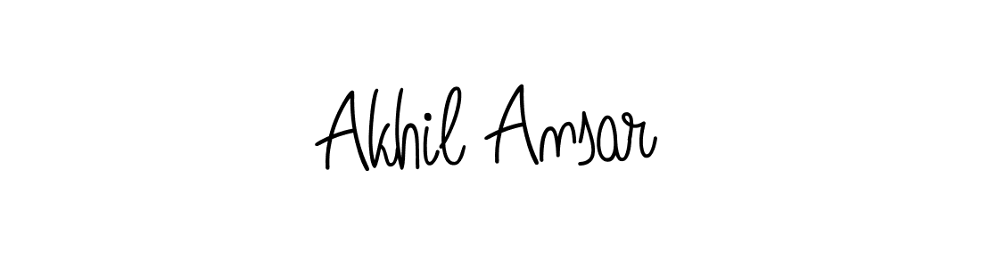 Check out images of Autograph of Akhil Ansar name. Actor Akhil Ansar Signature Style. Angelique-Rose-font-FFP is a professional sign style online. Akhil Ansar signature style 5 images and pictures png