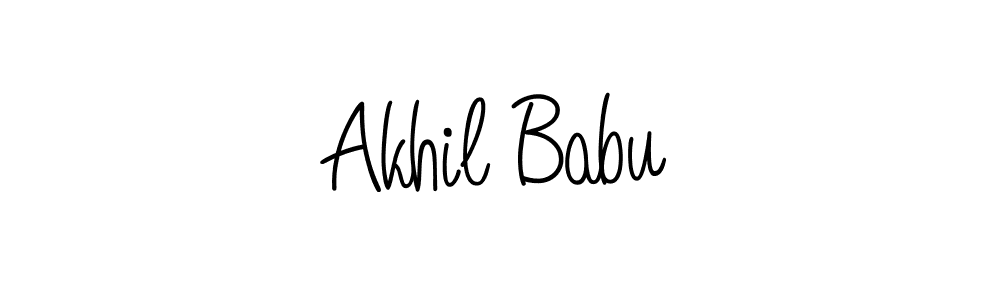 Also You can easily find your signature by using the search form. We will create Akhil Babu name handwritten signature images for you free of cost using Angelique-Rose-font-FFP sign style. Akhil Babu signature style 5 images and pictures png