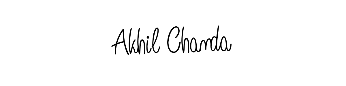 Make a short Akhil Chanda signature style. Manage your documents anywhere anytime using Angelique-Rose-font-FFP. Create and add eSignatures, submit forms, share and send files easily. Akhil Chanda signature style 5 images and pictures png