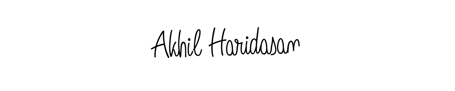 Akhil Haridasan stylish signature style. Best Handwritten Sign (Angelique-Rose-font-FFP) for my name. Handwritten Signature Collection Ideas for my name Akhil Haridasan. Akhil Haridasan signature style 5 images and pictures png