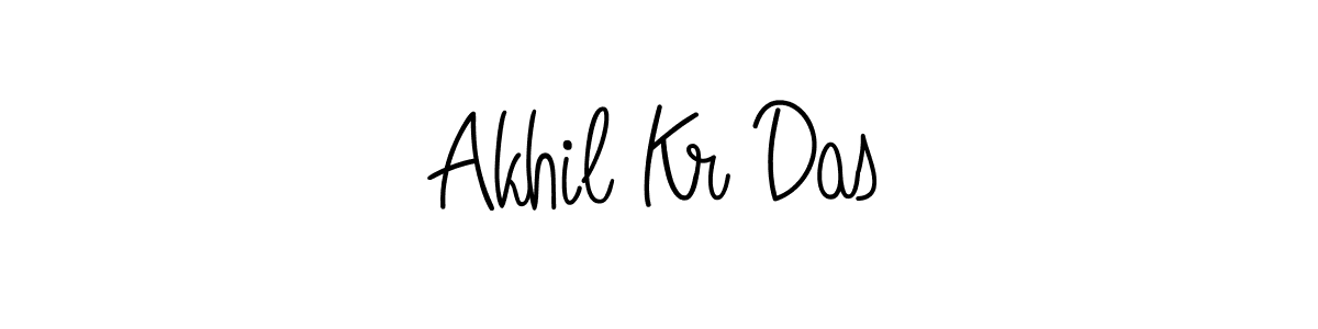 How to make Akhil Kr Das signature? Angelique-Rose-font-FFP is a professional autograph style. Create handwritten signature for Akhil Kr Das name. Akhil Kr Das signature style 5 images and pictures png