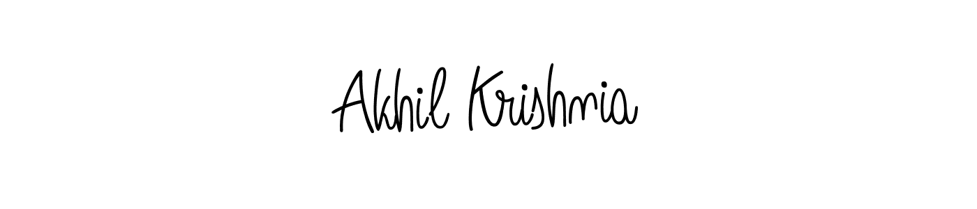 You can use this online signature creator to create a handwritten signature for the name Akhil Krishnia. This is the best online autograph maker. Akhil Krishnia signature style 5 images and pictures png