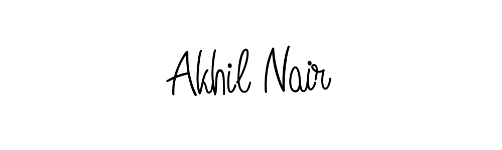 How to Draw Akhil Nair signature style? Angelique-Rose-font-FFP is a latest design signature styles for name Akhil Nair. Akhil Nair signature style 5 images and pictures png