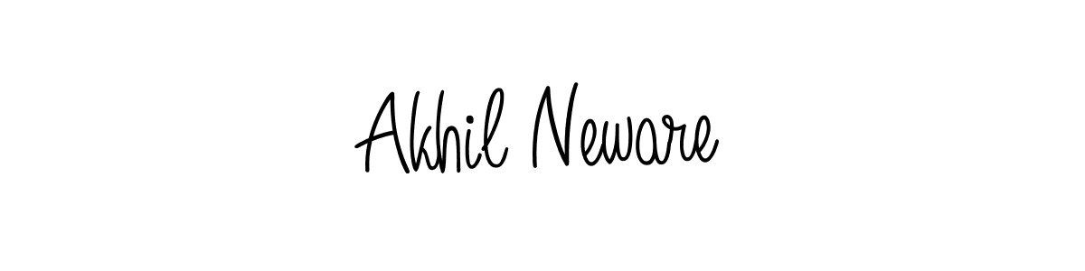 if you are searching for the best signature style for your name Akhil Neware. so please give up your signature search. here we have designed multiple signature styles  using Angelique-Rose-font-FFP. Akhil Neware signature style 5 images and pictures png