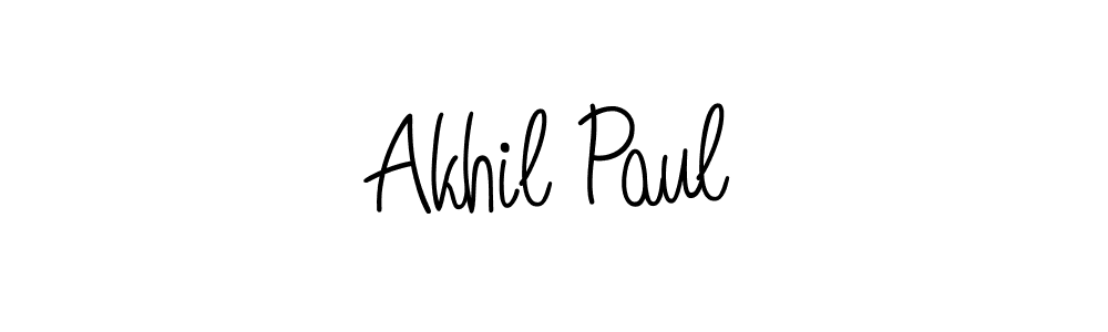 Make a beautiful signature design for name Akhil Paul. Use this online signature maker to create a handwritten signature for free. Akhil Paul signature style 5 images and pictures png