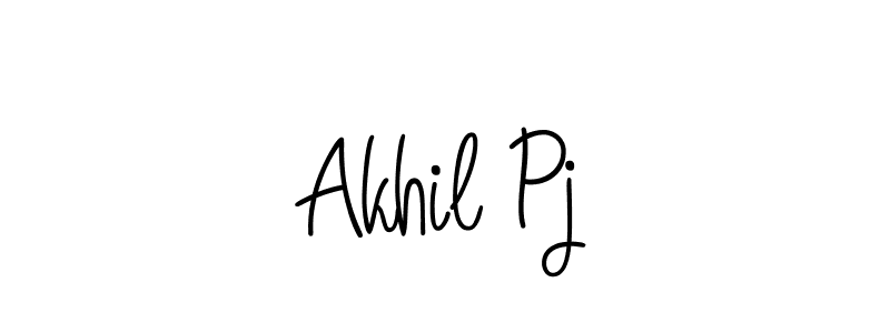 Make a beautiful signature design for name Akhil Pj. Use this online signature maker to create a handwritten signature for free. Akhil Pj signature style 5 images and pictures png