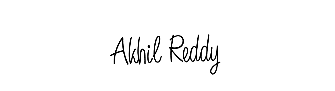 Make a beautiful signature design for name Akhil Reddy. With this signature (Angelique-Rose-font-FFP) style, you can create a handwritten signature for free. Akhil Reddy signature style 5 images and pictures png