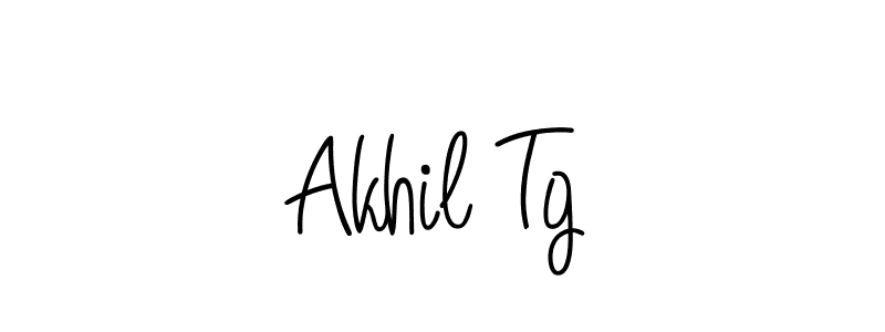 How to Draw Akhil Tg signature style? Angelique-Rose-font-FFP is a latest design signature styles for name Akhil Tg. Akhil Tg signature style 5 images and pictures png