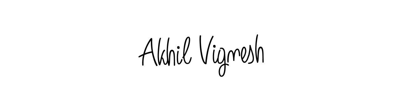 Make a beautiful signature design for name Akhil Vignesh. Use this online signature maker to create a handwritten signature for free. Akhil Vignesh signature style 5 images and pictures png