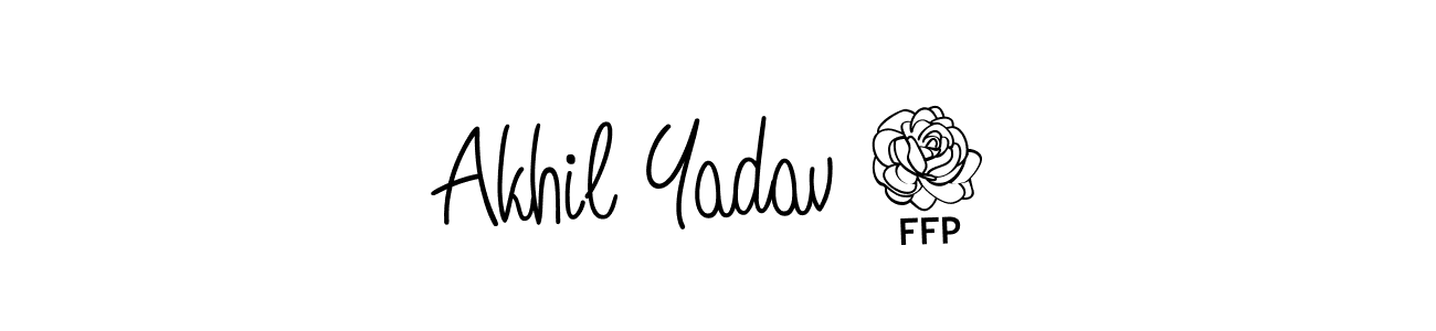 Akhil Yadav 0 stylish signature style. Best Handwritten Sign (Angelique-Rose-font-FFP) for my name. Handwritten Signature Collection Ideas for my name Akhil Yadav 0. Akhil Yadav 0 signature style 5 images and pictures png