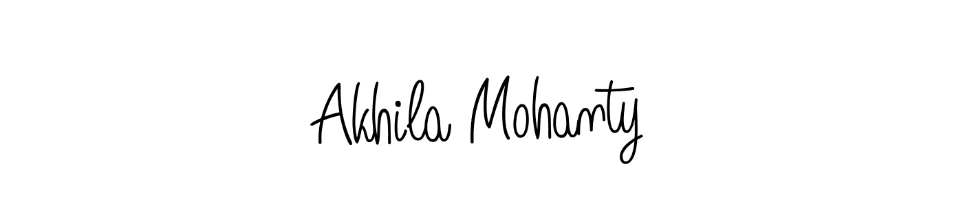 Best and Professional Signature Style for Akhila Mohanty. Angelique-Rose-font-FFP Best Signature Style Collection. Akhila Mohanty signature style 5 images and pictures png