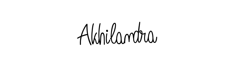 Create a beautiful signature design for name Akhilandra. With this signature (Angelique-Rose-font-FFP) fonts, you can make a handwritten signature for free. Akhilandra signature style 5 images and pictures png