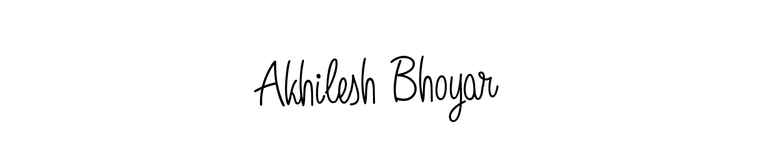 Akhilesh Bhoyar stylish signature style. Best Handwritten Sign (Angelique-Rose-font-FFP) for my name. Handwritten Signature Collection Ideas for my name Akhilesh Bhoyar. Akhilesh Bhoyar signature style 5 images and pictures png