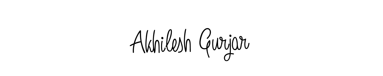 Angelique-Rose-font-FFP is a professional signature style that is perfect for those who want to add a touch of class to their signature. It is also a great choice for those who want to make their signature more unique. Get Akhilesh Gurjar name to fancy signature for free. Akhilesh Gurjar signature style 5 images and pictures png