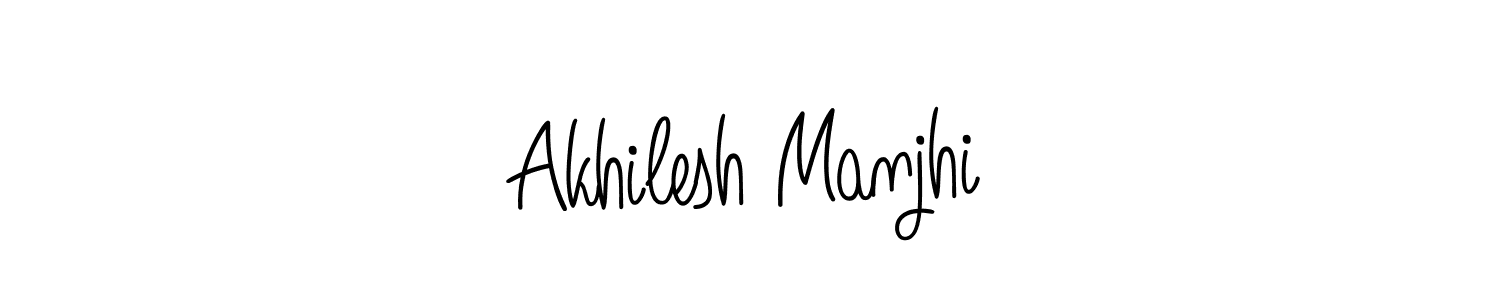 How to Draw Akhilesh Manjhi signature style? Angelique-Rose-font-FFP is a latest design signature styles for name Akhilesh Manjhi. Akhilesh Manjhi signature style 5 images and pictures png