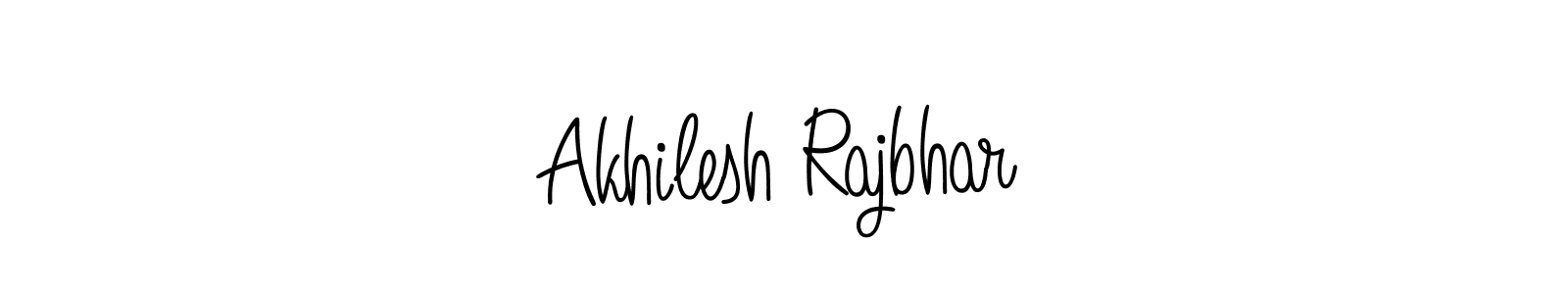 Design your own signature with our free online signature maker. With this signature software, you can create a handwritten (Angelique-Rose-font-FFP) signature for name Akhilesh Rajbhar. Akhilesh Rajbhar signature style 5 images and pictures png