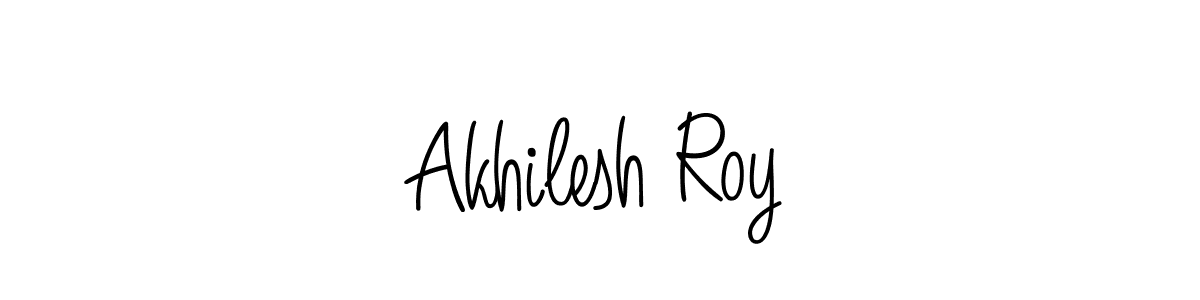 Akhilesh Roy stylish signature style. Best Handwritten Sign (Angelique-Rose-font-FFP) for my name. Handwritten Signature Collection Ideas for my name Akhilesh Roy. Akhilesh Roy signature style 5 images and pictures png