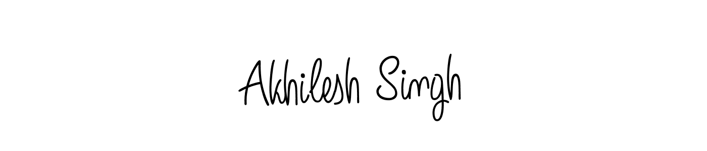 Akhilesh Singh stylish signature style. Best Handwritten Sign (Angelique-Rose-font-FFP) for my name. Handwritten Signature Collection Ideas for my name Akhilesh Singh. Akhilesh Singh signature style 5 images and pictures png