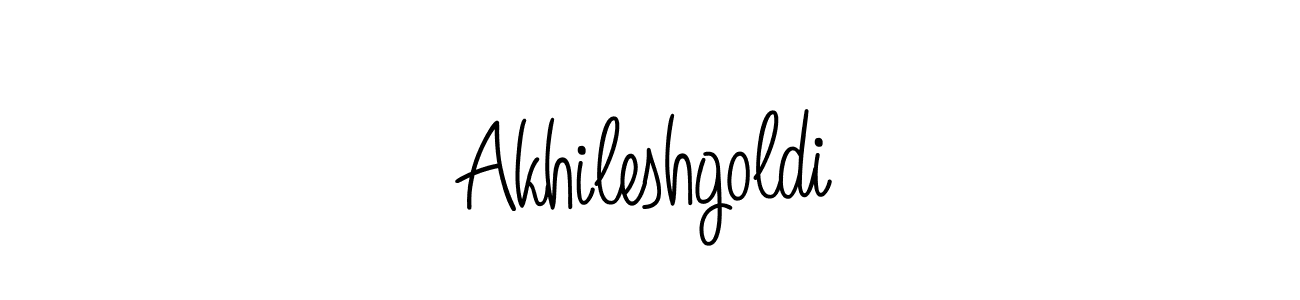 Use a signature maker to create a handwritten signature online. With this signature software, you can design (Angelique-Rose-font-FFP) your own signature for name Akhileshgoldi. Akhileshgoldi signature style 5 images and pictures png