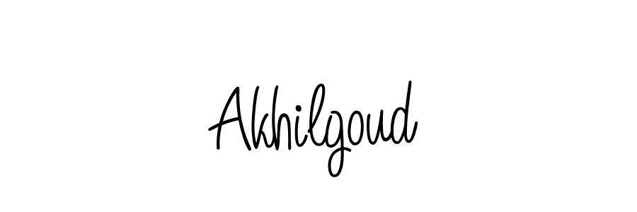 Design your own signature with our free online signature maker. With this signature software, you can create a handwritten (Angelique-Rose-font-FFP) signature for name Akhilgoud. Akhilgoud signature style 5 images and pictures png
